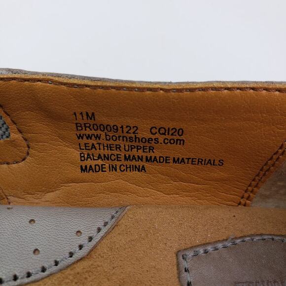 Born Sebra Womens Size 11 Gray Leather Slip On Casual Comfort Loafer Shoes - Picture 14 of 14